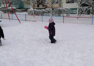 Zabawy na śniegu