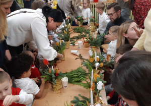 Warsztaty z rodzicami - przygotowanie stroików