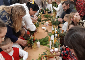 Warsztaty z rodzicami - przygotowanie stroików