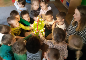 Oglądanie dekoracji światecznych