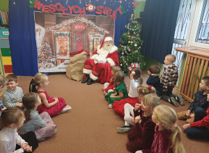 Spotkanie z Mikołajem i Wigilia - grupa V